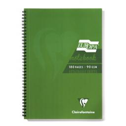 Europa A5 Sidebound Notebook Green Pack of 5 5810Z