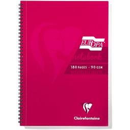 Europa Sidebound Notebook A4 Red 5805Z Pack 5