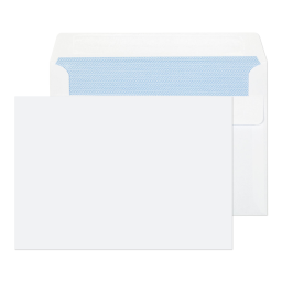 Blake Everyday Envelopes C6 White Wallet Plain Self Seal 90gsm 168x126mm (Pack 500) - 2602/500