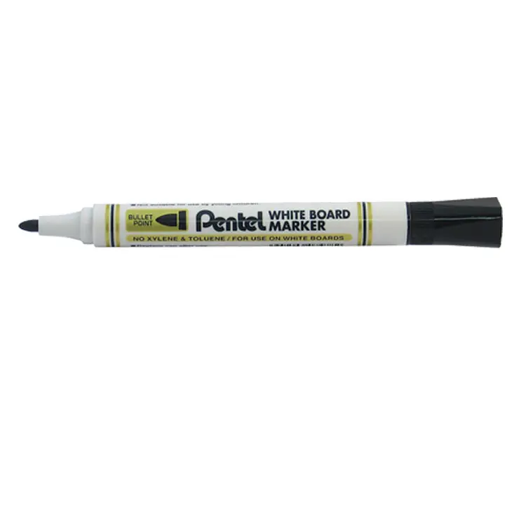 Pentel Everyday Drywipe Marker Bullet Tip 4.2mm Line width 2.1mm Black (Pack 12) - MW85-AE