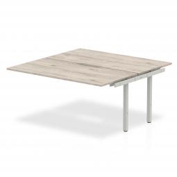 Dynamic Evolve Plus 1200mm B2B Extension Kit Grey Oak Top Silver Frame BE777