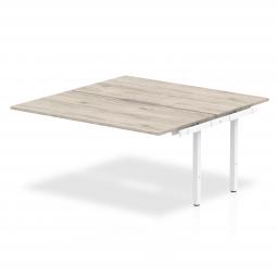 Dynamic Evolve Plus 1200mm B2B Extension Kit Grey Oak Top White Frame BE778