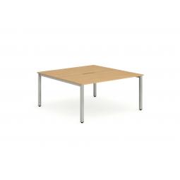 Evolve Plus 1200mm Back to Back 2 Person Desk Beech Top BE178