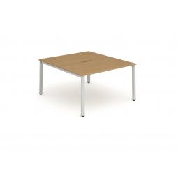 Evolve Plus 1400mm Back to Back 2 Person Desk Oak Top BE175