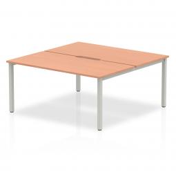 Evolve Plus 1600mm Back to Back 2 Person Desk Beech Top BE168