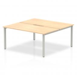 Evolve Plus 1600mm Back to Back 2 Person Desk Maple Top BE169