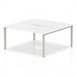 Evolve Plus 1600mm Back to Back 2 Person Desk White Top BE166