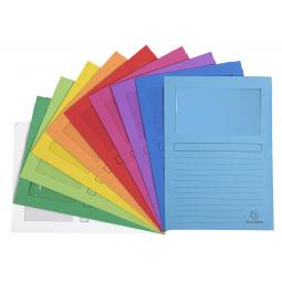 Exaclair Forever Window Folder A4 Assorted Pack of 100