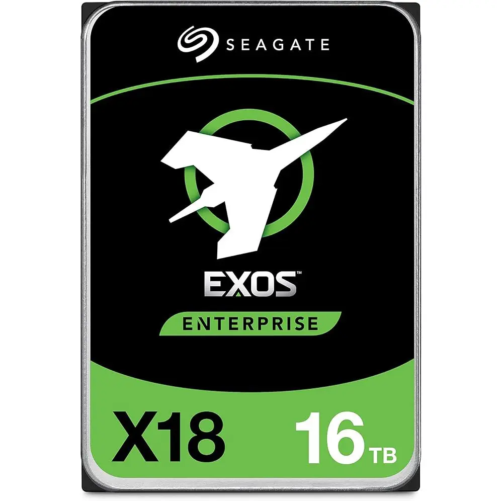 Seagate Enterprise Exos X18 16TB 3.5 Inch 7200RPM Internal Hard Drive