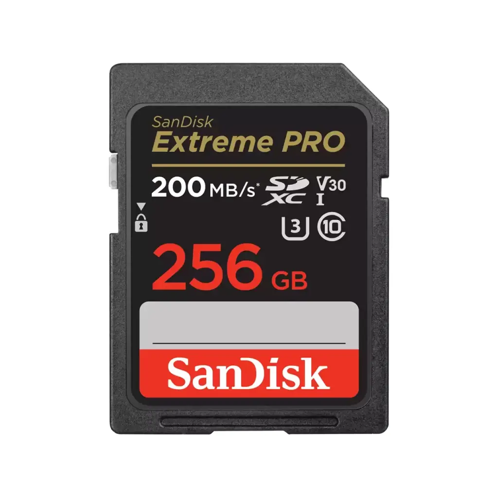 SanDisk Extreme PRO 256GB SDXC UHS-I Class 10 Memory Card