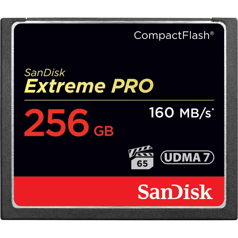 SanDisk Extreme PRO 256GB CompactFlash Memory Card