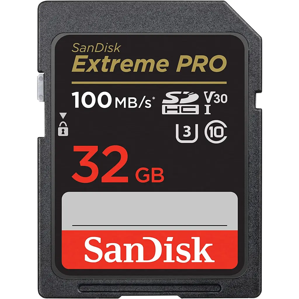 SanDisk Extreme PRO 32GB SDHC UHS-I Class 10 Memory Card