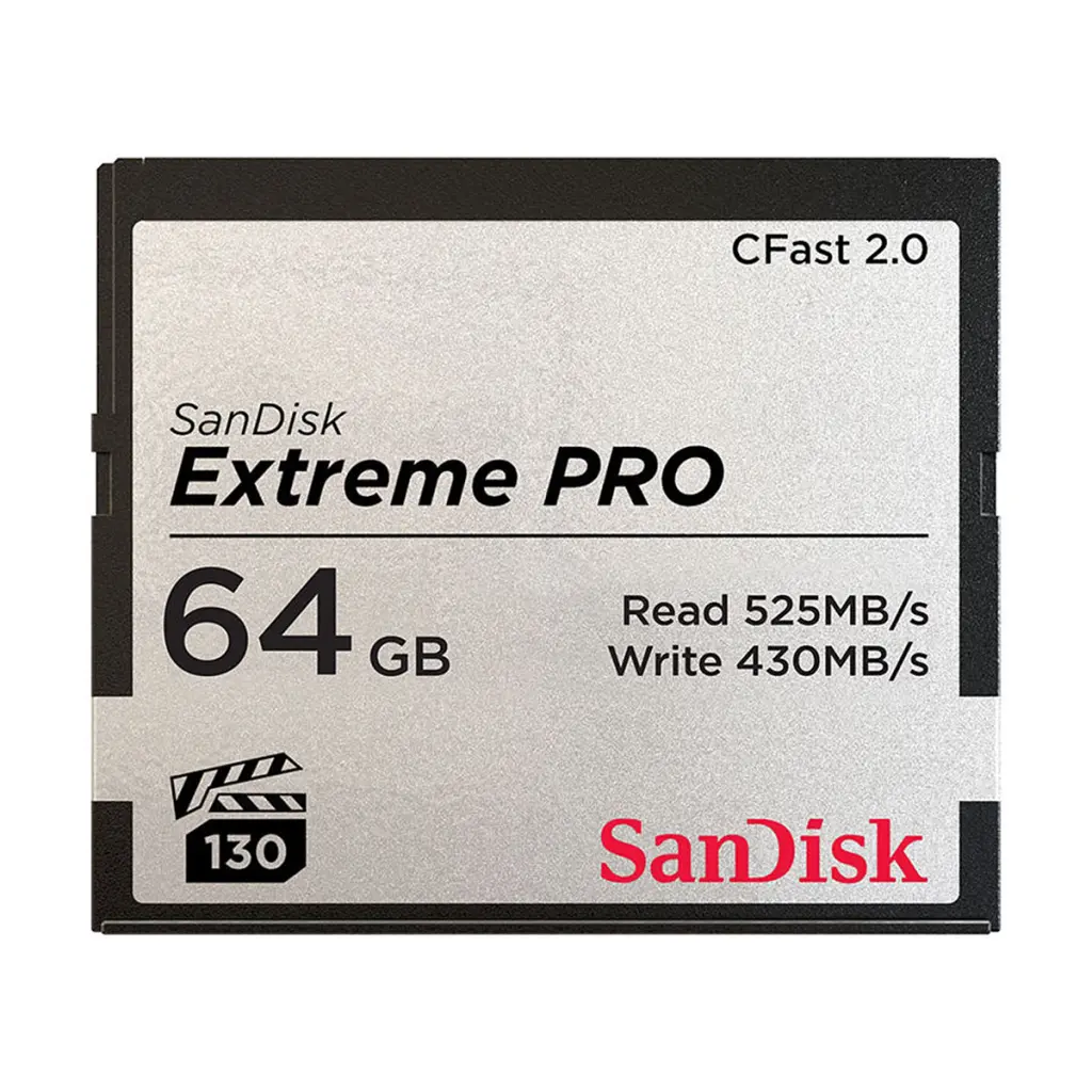 SanDisk Extreme PRO 64GB CFast 2.0 Memory Card