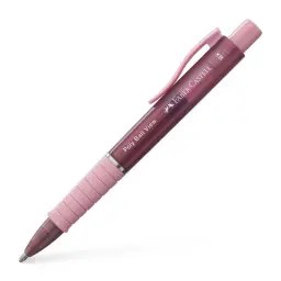 Faber-Castell Ballpoint Pen Poly Ball View Rose (Pack 5) - 145753