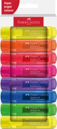 Faber-Castell Highlighter Textliner 46 Assorted Colours (Pack 8) - 254648