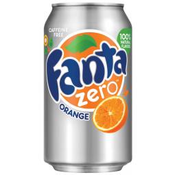 Fanta Zero 330ml Cans Pack 24
