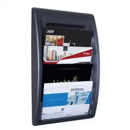 Fast Paper Oversized Quick Fit Wall Display Black A4+