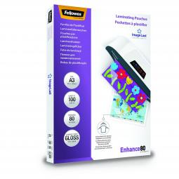 Fellowes Laminating Pouch A3 2x80 micron 5306207 Pack of 100