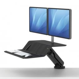 Fellowes Lotus RT Sit-Stand Workstation Dual Black