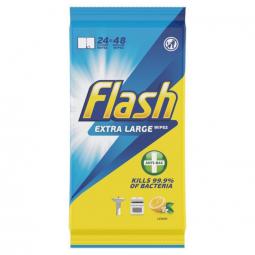 Flash All Purpose Wipes Large Pack of 24