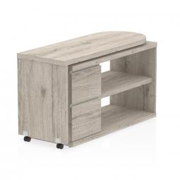 Dynamic Fleur Smart Storage Desk Grey Oak HO00102
