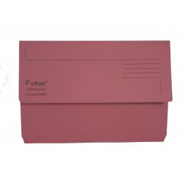 Forever Document Wallet Foolscap 290gsm Pink Pack of 25