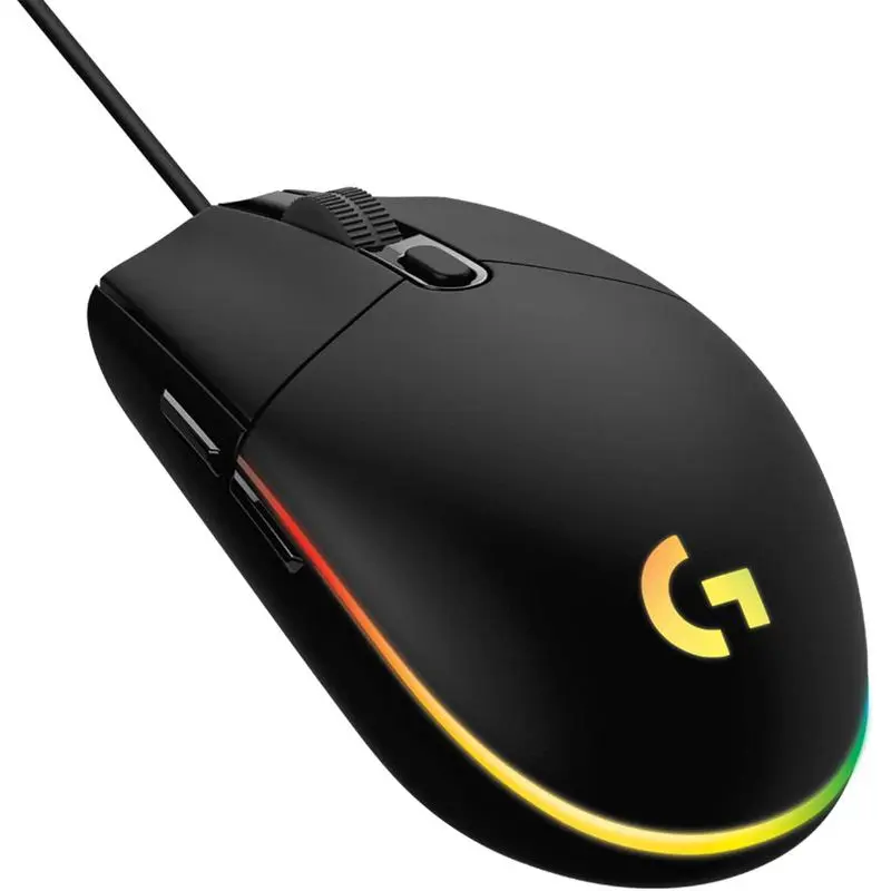 G203 Lightsync USBA 8000 DPI Mouse Black