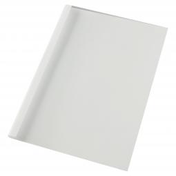 GBC A4 Thermal Binding Covers 6mm Front Clear Back White Pack of 100