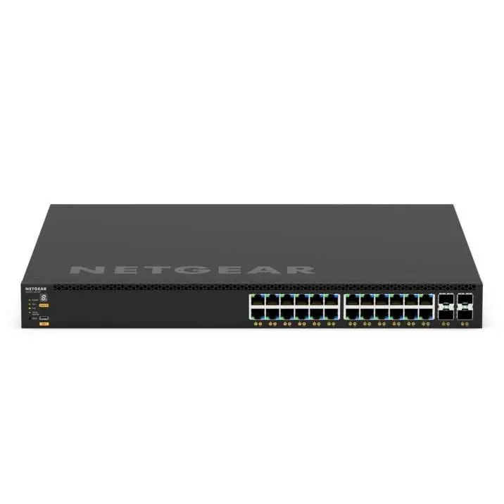 NETGEAR GSM4328 Fully Managed L3 Gigabit Ethernet Power over Ethernet 1U Network Switch