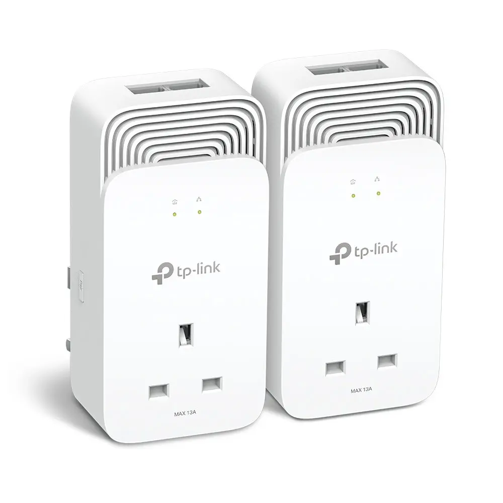 TP-Link G.hn2400 Passthrough Powerline Network Kit 2 Pack