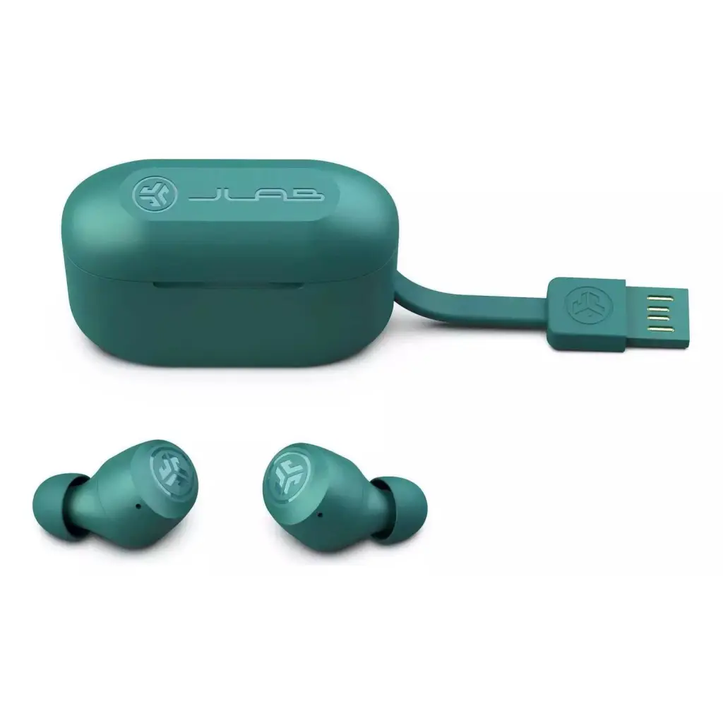 JLab Audio GO Air POP True Wireless Stereo Bluetooth Earbuds Teal