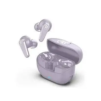 JLab Audio Go Pods ANC True Wireless Stereo Lilac Earbuds with Charging Case