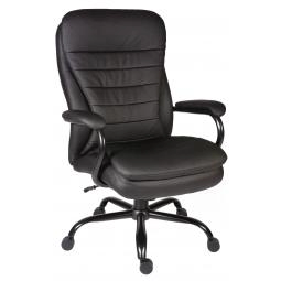 Goliath Heavy Duty Bonded Leather Faced Executive Office Chair Black - B991
