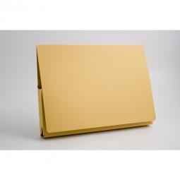 Guildhall 356x254mm Legal Wallet Full Flap Yellow Pack of 50