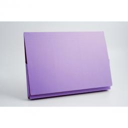 Guildhall Document Wallet 14x10 315gsm Mauve Pack of 50