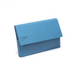 Guildhall Document Wallets 285gsm 35.5x22.5cm Blue Pack of 50