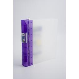 Guildhall GLX Frosted Ergogrip Binder 314x280mm 4 Ring Lilac 4544Z Pack of 2