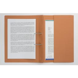 Guildhall Heavyweight Pocket Spiral File Foolscap Orange Pack of 25