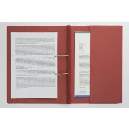 Guildhall Heavyweight Pocket Spiral File Foolscap Red Pack of 25