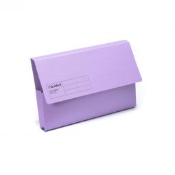 Guildhall Manilla 285gsm Foolscap Document Wallet Violet Pack of 50