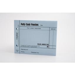 Guildhall Petty Cash Voucher Pad Blue Pack of 5
