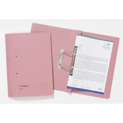 Guildhall Spiral File Foolscap 285gsm Pink Pack of 25