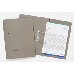 Guildhall Sprial File Foolscap 285gsm Grey Pack of 25