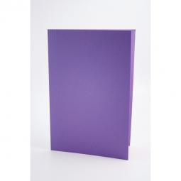 Guildhall Square Cut Folder Foolscap 250gsm Mauve Pack of 100