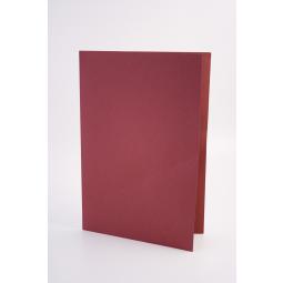 Guildhall Square Cut Folder Foolscap 250gsm Red Pack of 100