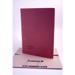 Guildhall Super Heavyweight Pocket Spiral File Foolscap Red Pack of 25