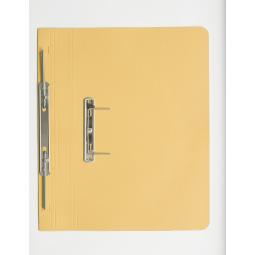 Guildhall Super Heavyweight Spiral File Foolscap Yellow Pack of 25