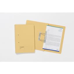 Guildhall Transfer Spiral File 355x245mm Yellow Pack of 50