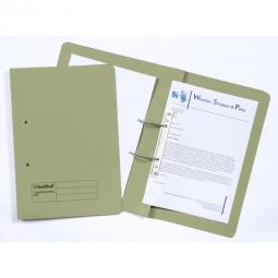 Guildhall Transfer Spring Files 38mm Foolscap Green Pack of 50