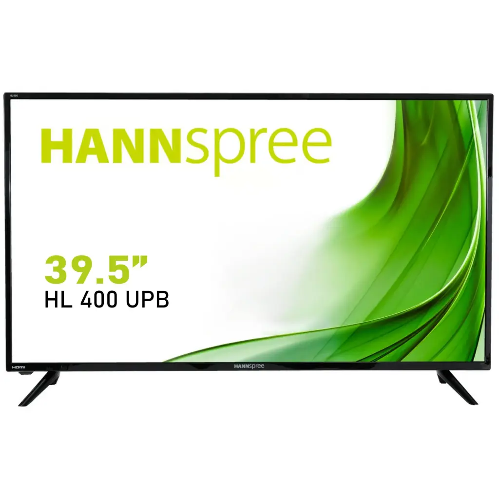 Hannspree HL400UPB 39.5 Inch 1920 x 1080 Pixels Full HD VA Panel HDMI VGA USB-A LED Monitor